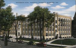 Engineering Bldg. Marquette University Postcard