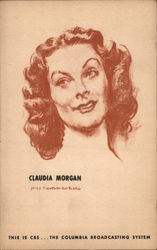 Claudia Morgan Postcard