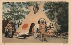 Winnebago Indians with Travois Postcard