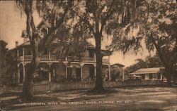 Crystal River Inn Florida Postcard Postcard Postcard