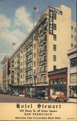 Hotel Stewart San Francisco, CA Postcard Postcard Postcard