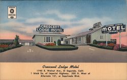 Crescent Lodge Motel Postcard