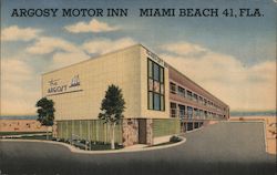 Argosy Motor Inn Miami Beach, FL Postcard Postcard Postcard