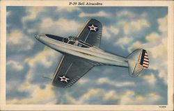 Bell Airacobra Postcard