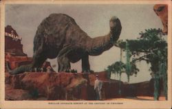 Sinclair Dinosaur Exhibit - Century of Progress, 1933 Chicago, IL 1933 Chicago World Fair Postcard Postcard Postcard