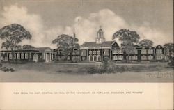 Central School of the Townships of Portland, Stockton and Pomfret Postcard