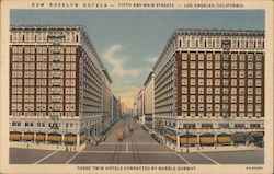 New Rosslyn Hotels Los Angeles, CA Postcard Postcard Postcard