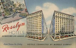 Rosslyn Hotels Postcard