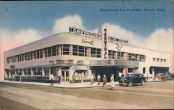 Greyhound Bus Terminal Postcard