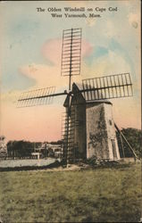 The Oldest Windmill on Cape Cod Postcard