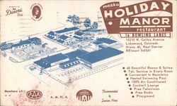 Mosko Holiday Manor Restaurant Postcard