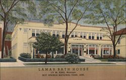 The Lamar Bath House Hot Springs National Park, AR Postcard Postcard Postcard