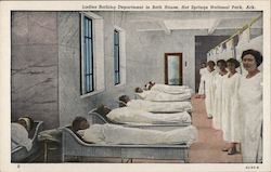 Ldies Bathing Department in Bath House Hot Springs National Park, AR Postcard Postcard Postcard