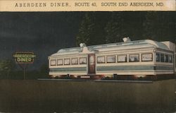 Aberdeen Diner Maryland Postcard Postcard Postcard