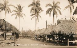 Indian Village, Musa Isle Postcard