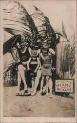 Souvenir of Miami Beach Postcard