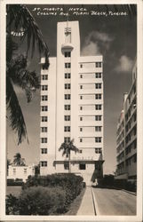 St Moritz Hotel, Collins Avenue Postcard