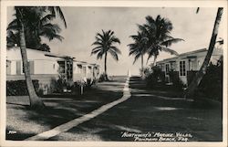 Northway's Marine Villas Postcard