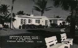 Northway's Marine Villas Postcard