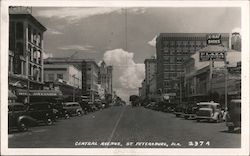 Central Avenue St. Petersburg, FL Postcard Postcard Postcard