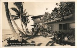 Bungalows on the Beach, Halekulami Honolulu, HI Postcard Postcard Postcard