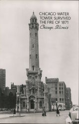 Chicago Water Tower Postcard