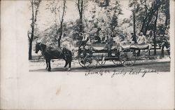 4th of July Horse-drawn Parade Float Chicago, IL Postcard Postcard Postcard