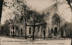 New England Congregational Church, Delaware Pl. and Dearborn Ave. Chicago, IL Postcard Postcard Postcard