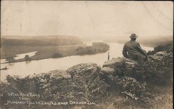 Up the Rock River from Margaret Fuller Island Oregon, IL Postcard Postcard Postcard