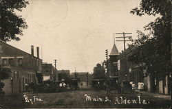 Main Street Alden, IA Postcard Postcard Postcard