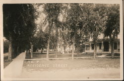 Residence Street Alton, IA Postcard Postcard Postcard