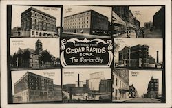 Greetings from Cedar Rapids, the Parlor City Iowa Postcard Postcard Postcard