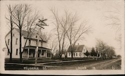 Residential Street Postcard