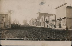 Main Street Looking South Linden, IA Postcard Postcard Postcard