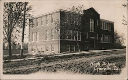 Lynnville High School Iowa Postcard Postcard Postcard