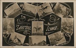 Greetings from Zearing Iowa Postcard Postcard Postcard