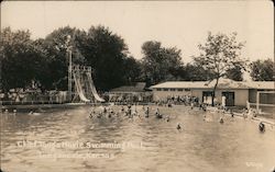 Chief Tonga Noxie Swimming Pool Tonganoxie, KS Harold B. Wolfe, Com'l Photographer Postcard Postcard Postcard