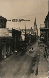 Chartres Street in the Old French Quarter Postcard