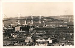 San Francisco-Oakland Bay Bridge California Piggott Postcard Postcard Postcard