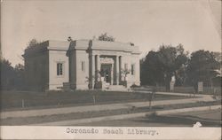 Coronado Beach Library California Postcard Postcard Postcard