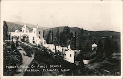 Former Home of Aimee Semple McPherson Postcard