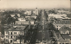 Pacific Avenue Looking North Postcard