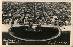 Bird's Eye View of Rainbow Pier Postcard