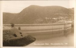 Mulholland Dam Hollywood, CA Postcard Postcard Postcard