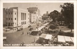 Public Market & Municipal Building Postcard