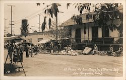 El Paseo de Los Angeles - Olvera Street California Postcard Postcard Postcard