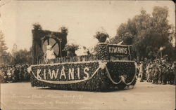 Kiwanis,1st Place Civic-Club Float, Tournament of Roses,1923 Pasadena, CA Postcard Postcard Postcard