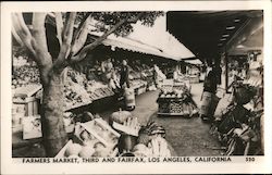 Farmers Market, Third and Fairfax Postcard