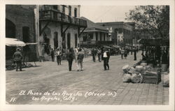 El Paseo de Los Angeles (Olvera Street) Postcard