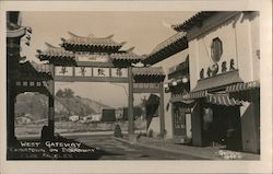 West Gateway "Chinatown on Broadway" Los Angeles, CA Quillen Postcard Postcard Postcard